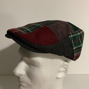 Boston Scally Co. The Scrooge Hat Cap Patchwork Christmas Holiday Limited XL